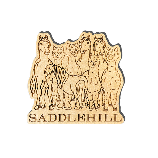 Wooden Animal Magnet