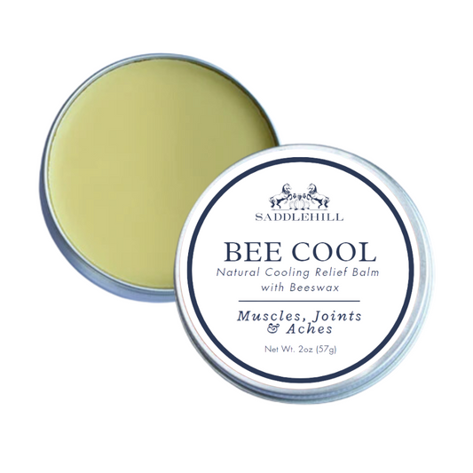 natural cooling relief balm with beeswax