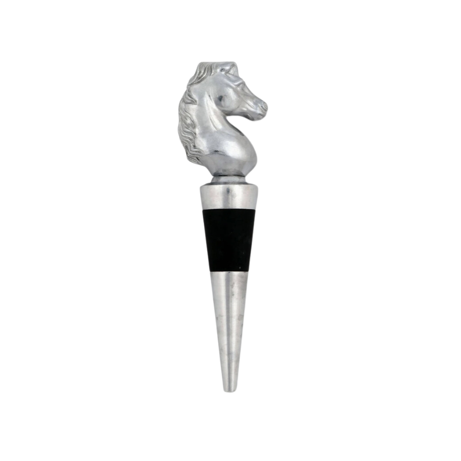 Horse head wine bottle stopper
