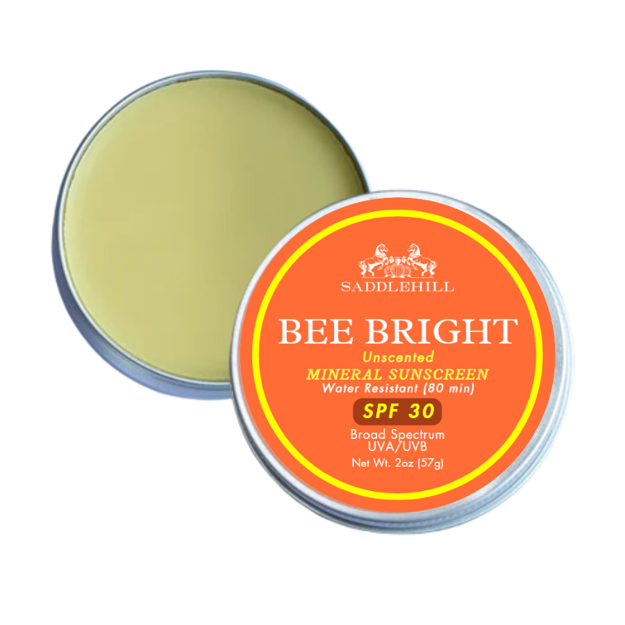 unscented beeswax mineral sunscreen tin SPF30