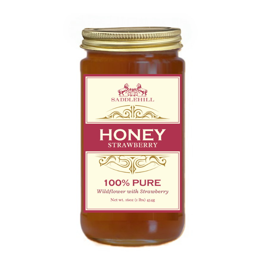 Local Saddlehill Strawberry Honey