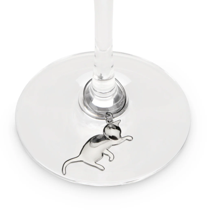 Cat Wine Charms