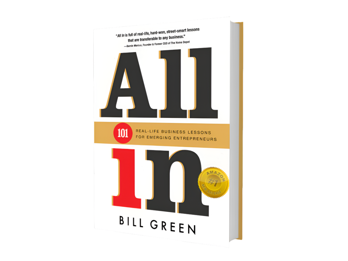 "All in" a book written by Bill Green