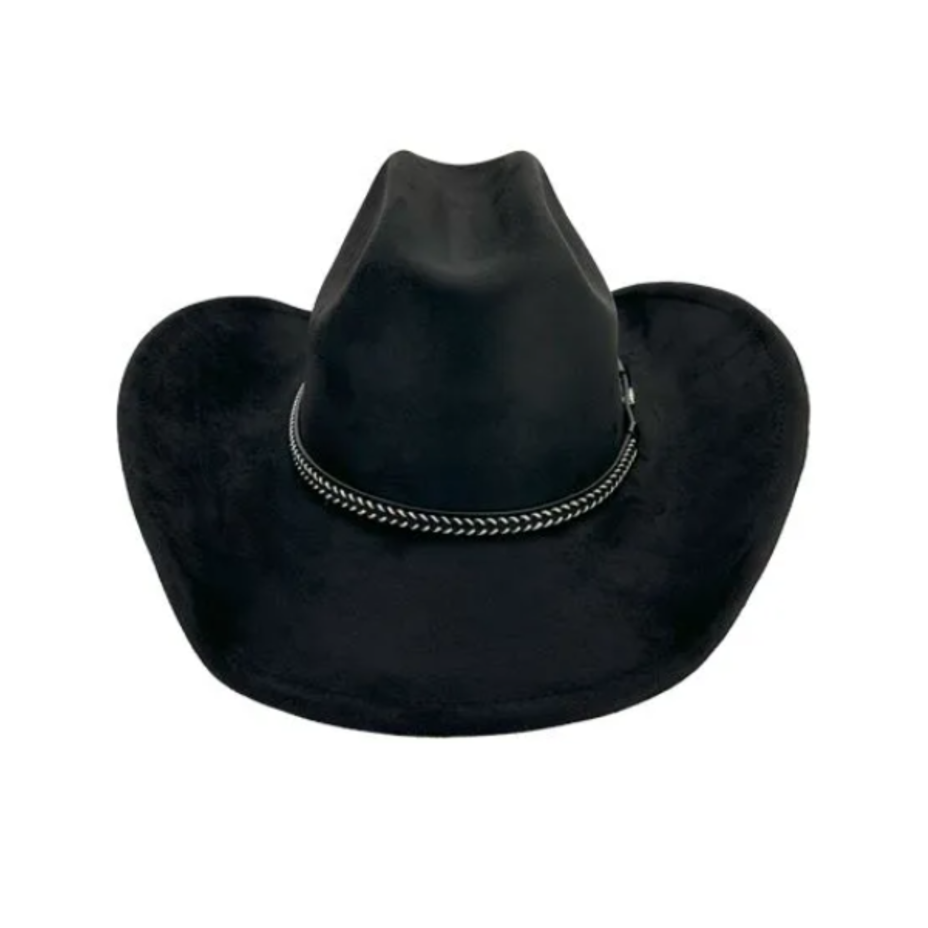 Unisex Black Cowboy Hat Rockmount Crushable Black Felt Magic Pinch Western Cowboy Hat main image 3