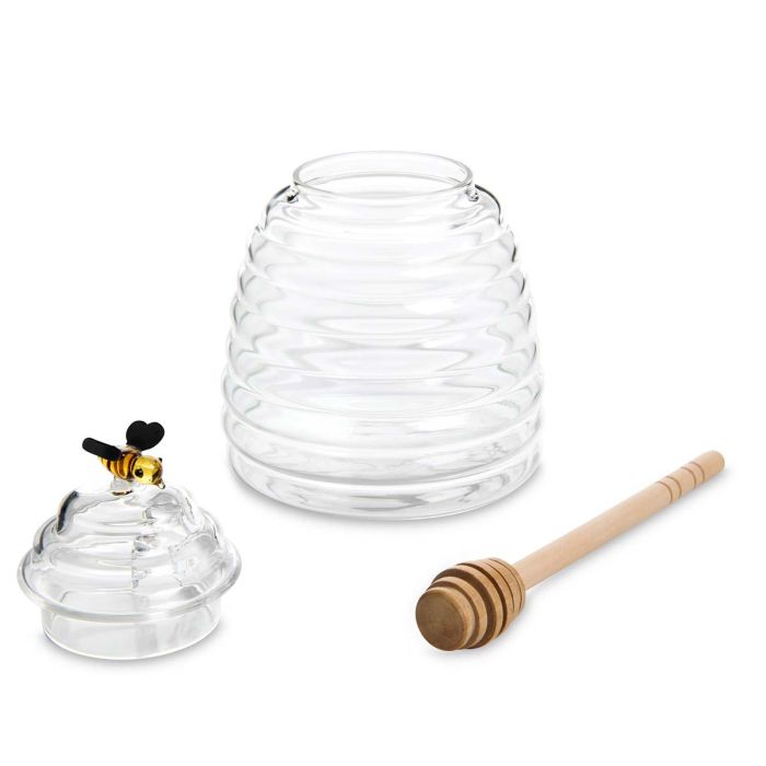 Glass Honey Jar