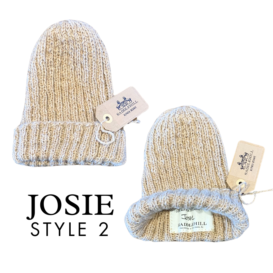 Alpaca Beanie Natural | Saddlehill Winery