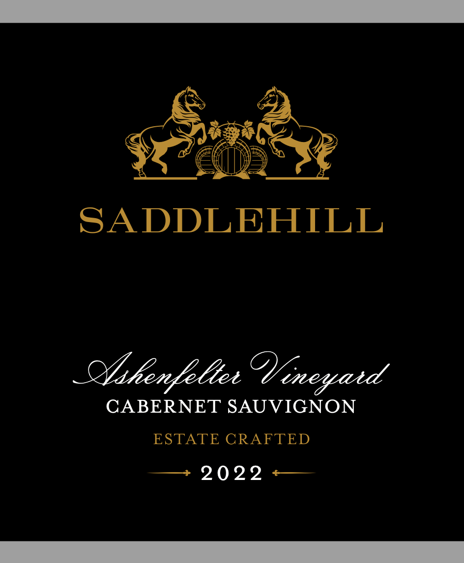 Saddlehill Cabernet Sauvignon 2022 label