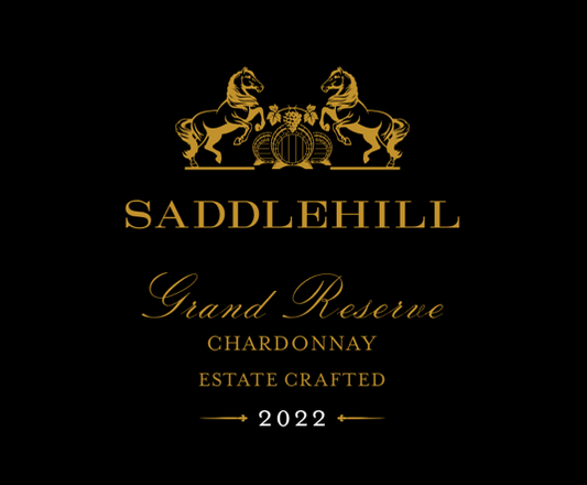 Saddlehill Reserve Chardonnay 2022 label