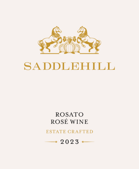 Saddlehill Rosato Rose Wine Label