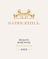 Saddlehill Rosato Rose Wine Label