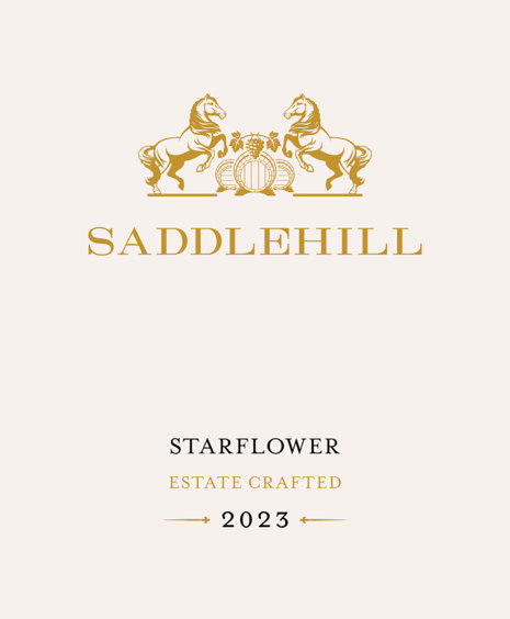 Saddlehill Starflower Wine Label