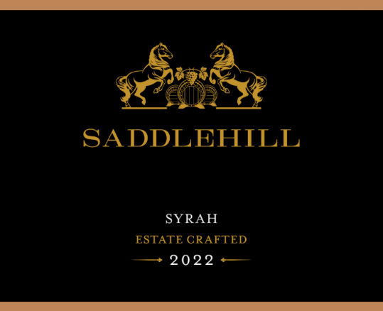 Saddlehill Syrah Wine Label