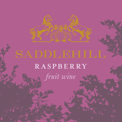 Saddlehill Raspberry fruit wine label
