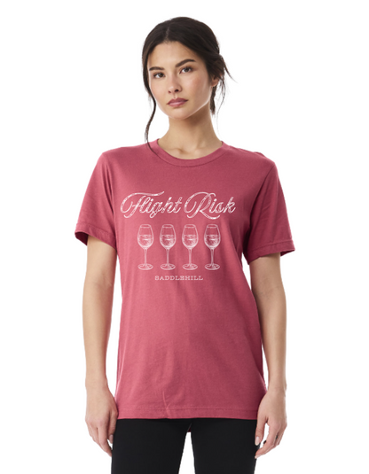 Flight Risk Shop Flight Risk T-Shirt | Saddlehill Winery Apparel